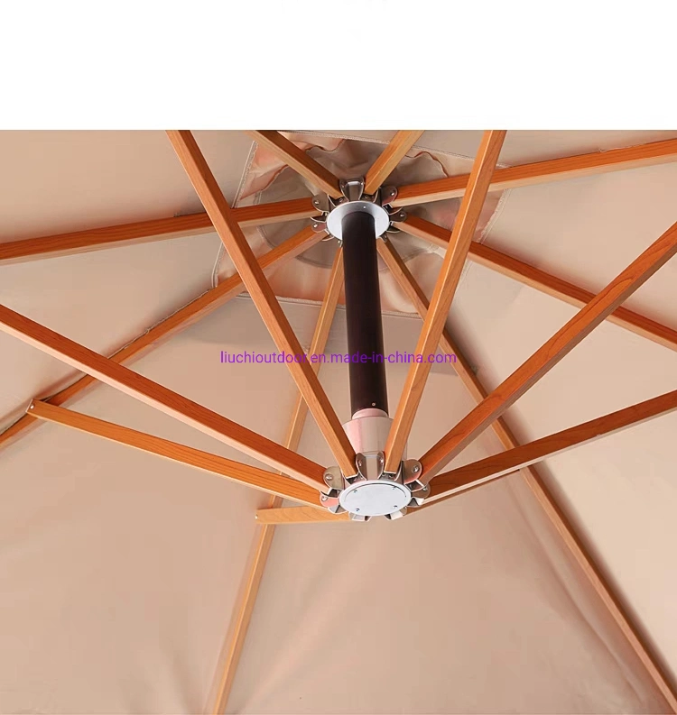 Outdoor Patio Umbrella Parasol Good Sale 3*3 Aluminum Pole