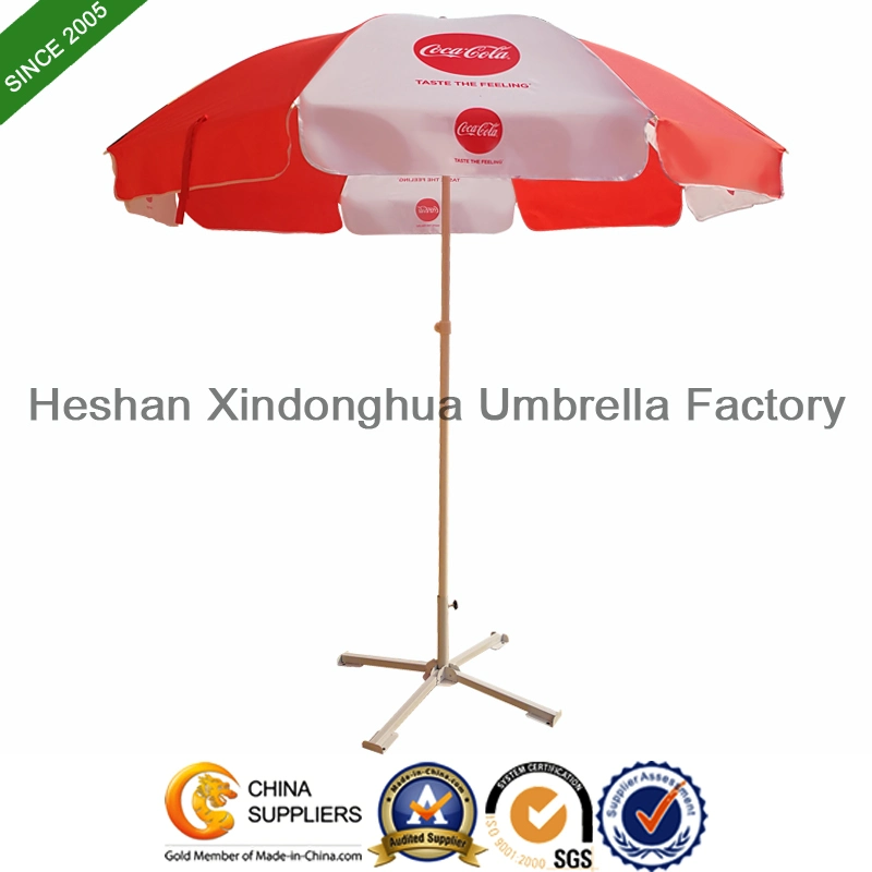 48inch Coca-Cola Outdoor Promotional Advertising Sun Umbrella Parasol with Tilt (BU-0048WT)