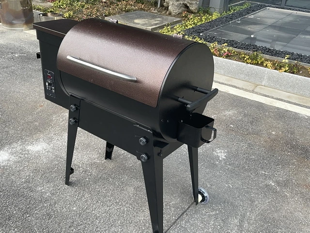 Heavy Duty Outdoor Portable Wood Pellet Smoker BBQ Grill with Auto Temperature Control