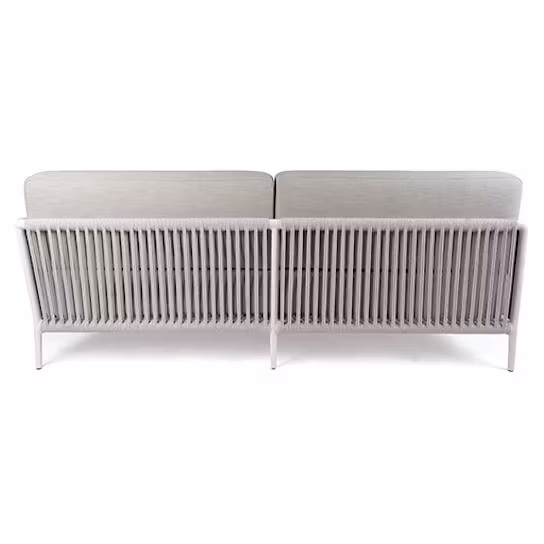 UV Resistant Garden Hotel Project Patio Hotel Restaurant Sectional Aluminum Garden Rope Sofa Patio Backyard Outdoor Furniture