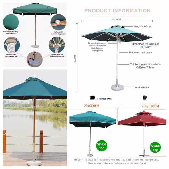 Home Furniture Outdoor Garden Beach Umbrellas Rain Umbrella Patio Folding Parasol