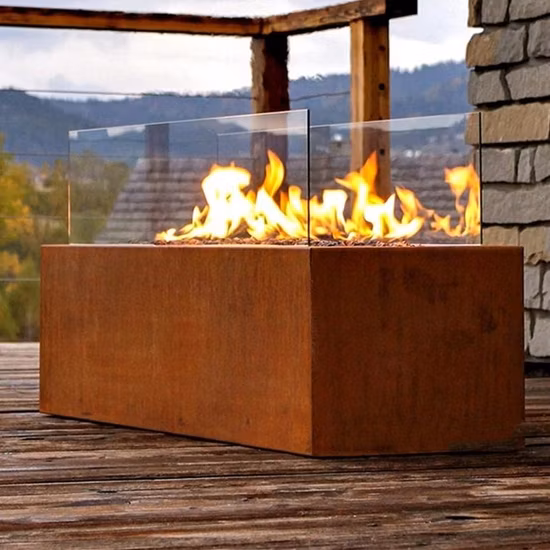 Outdoor 50000BTU Square Round Gas Fire Pit