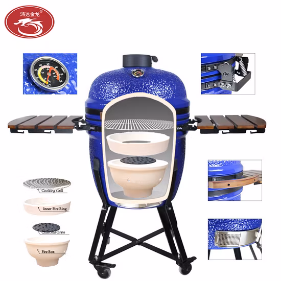 Portable Gas Stove Oven Griddle Grill BBQ Grill Kamado for Outdoor Camping RV Family Party