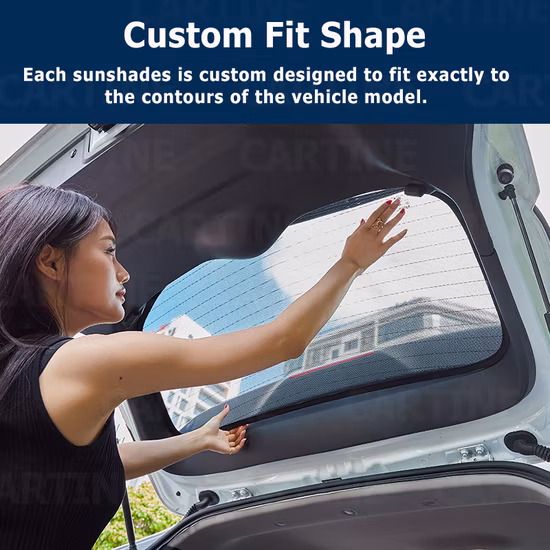 Custom Fit Magnetic Car Sunshade 4PCS Side Sunshades